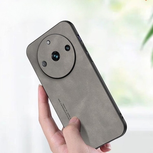 Funda de cuero de piel de oveja para Realme 11 Pro TPU Soft TPU Border Leather Back Mobile Cover - Product Image 1