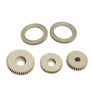 Factory process customization Plastic gear nylon transmission injection molding nylon gear special-shaped parts