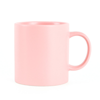Mug en céramique brillant personnalisé avec logo, 11 oz, couleur vive, tasse à café pour café, promotion de bureau