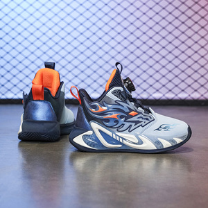 Chaussures personnalisées pour garçons 2026 Nouvelle Collection Imperméables EVA Mi-hautes Grandes Tailles Enfants Antidérapantes Légères Sport Basketball Doublure en Maille Coton - Product Image 2