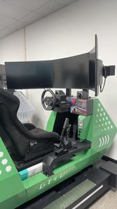 Tela DIY GT4 Car con Controllo PLC, Cilindro Elettrico 4DOF, Struttura in Alluminio, Potenza 4500W, Capacità 300kg, Schermo Curvo <span class=keywords><strong>da</strong></span> 32 Pollici - Product Image 6