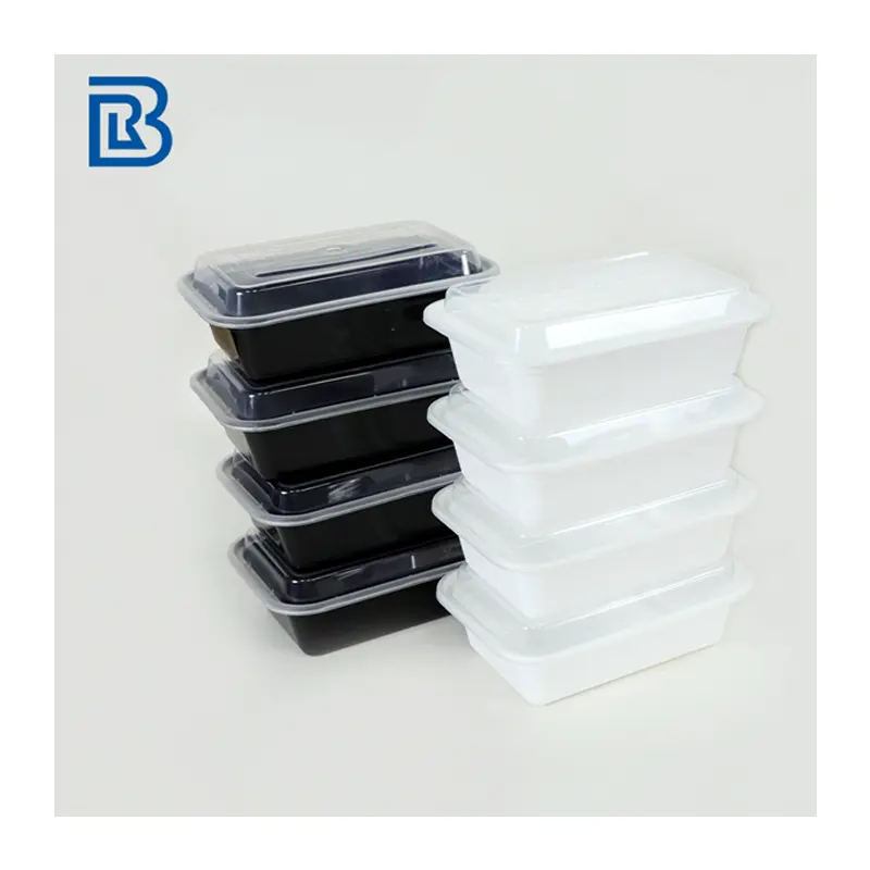 16oz 24oz 28oz 38oz डिस्पोजेबल pp एकल डिब्बे खाद्य बॉक्स प्लास्टिक टेकवे पैकेजिंग खाद्य कंटेनर