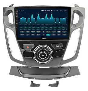 Sistema Android estéreo para coche, pantalla táctil de 9 pulgadas con Radio para coche, DPS DAB + para FORD FOCUS 2012-2017, reproductor de DVD para coche