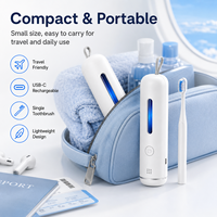 Boîte stérilisatrice UV pour brosse à dents, rechargeable par USB, portable, support de stérilisation pour brosse à dents électrique de voyage