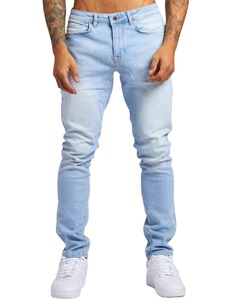 جينز رجالي مخصص أحدث طراز أفضل جودة أزياء نحيف جينز طويل مدبب لون واحد ملابس الشارع الجينز الحجري للرجال - Product Image 5