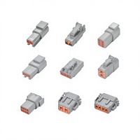Connecteur automobile en laiton Deutsch DT 6 broches 12V 22-16AWG DT06-6S DT04-6P