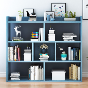 Đồ Nội Thất Gia Đình Hiện Đại Tùy Chỉnh Trắng MDF Gỗ Kệ Sách 6 Kệ 1 Tủ Lưu Trữ Organizer Book Kệ Tủ - Product Image 5