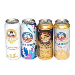 Cervecería China Proveedor de aluminio enlatado extra fuerte Lager cerveza artesanal cocida 330ml 500ml 8% vol Cerveza DE TRIGO pasteurizada pálida