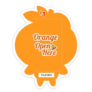 Billets de jeu à gratter personnalisables avec finition vernie, multicolores, plusieurs tailles, taux de gain élevé, conception gratuite - Product Image 4