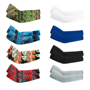 Cycling Arm Sleeves Solid Color Anti Uv Breathable Quick Dry Sun Protection For Outdoor Sports Unisex Adult - Product Image 2