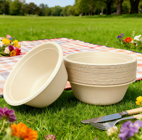 100% biologisch afbreekbare wegwerp schaal van bagasse, voedselveilig, magnetronbestendig, voor restaurant of thuisgebruik
