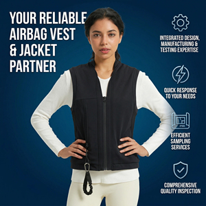 Chaleco Airbag Ecuestre con Logotipo Personalizado, Servicio OEM ODM, Equipo de Seguridad Personalizado, Sistema Inflable Confiable para Clubes Ecuestres - Product Image 2