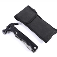 MUPL-074 Nouvel Outil Multifonction en Acier Inoxydable, Marteau Couteau Pliable Portable, Outil de Survie Personnalisable avec Logo, Ouvre-bouteille