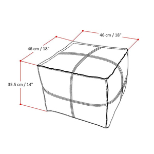 Modern <strong>Small</strong> Household Leather Fabric <strong>Footstool</strong> for Bedroom or Hotel Shoe Changing Living Room Sofa Stool - Product Image 6
