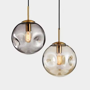 Estilo nórdico Iluminación interior Dormitorio Mesita de noche Cocina Isla Colgante Bola de vidrio soplado Colgantes Luz - Product Image 1