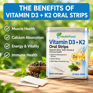 Tiras Orales de Vitamina D3+K2 con Ingredientes Seleccionados, Apoya la Función Inmunológica Saludable y las Defensas Naturales del Cuerpo, Suplemento Dietético - Product Image 2