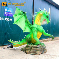 Mon dragon animatronique réaliste de haute qualité pour parc à thème Dino AW001 à vendre