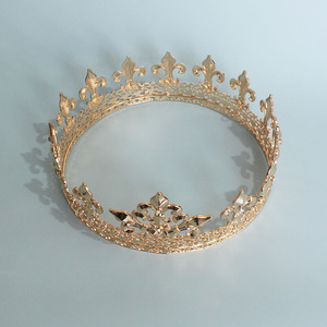 Men's Metal <strong>Crown</strong> Prom Party Costume Hair Ornament Round <strong>Crown</strong> <strong>King</strong> Prince Full Round Men's Pageant <strong>Crown</strong> - Product Image 5