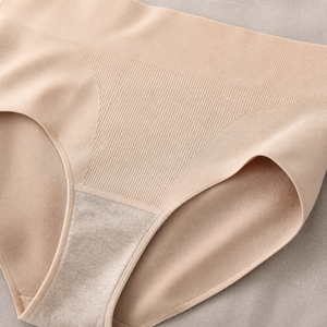 <b>Women's</b> Mid-Rise Seamless Shaping Panties Tummy Control Ice-Cool Breathable Antibacterial Spandex/Nylon Gusset Everyday Knitted - Product Image 6