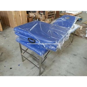 Table de massage moderne en métal, portable et pliable, avec tête de lit relevable pour les soins du visage et les extensions de cils - Product Image 5