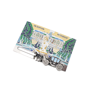 หรูหราเลื่อน Peterhof Carriage โลหะรัสเซียตู้เย็นแม่เหล็ก st.petersburg ของที่ระลึก - Product Image 3