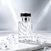 Botol Parfum Kaca Silinder Transparan Grosir 50ml dengan Tutup Semprot, Laris Manis Lintas Negara, Botol Parfum Kosong, Botol Bening