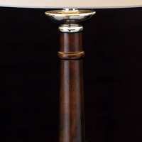 Lampe de table minimaliste lampe de table en cristal chromé noir abat-jour de tambour blanc corps en verre ambiant batterie AC pour chambres à coucher