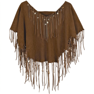 Brown Fringe <b>Shawl</b> Scarf Solid Color Lightweight <b>Wrap</b> For Women All Seasons Daily Wear - Product Image 1
