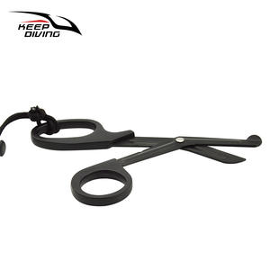 Ciseaux de plongée technique KEEP DIVING 420 en acier inoxydable pour surf, pêche et filet à herbe JD-968 - Product Image 4