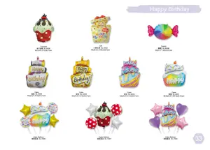 Factory Hot Sale Birthday Gift Party Decorations Foil Balloon OEM ODM PA Nylon Premium Quality Shaped Balloons For Party