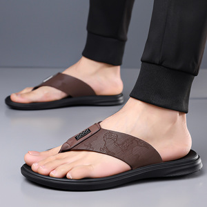 Men's Summer <b>Slides</b> Open Toe EVA Sole Anti <b>Slip</b> Casual Beach Sandals 37 Size - Product Image 2