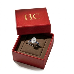 Minimalist Modern Jewelry Box Wholesale Lid and Base <b>Ring</b> Case Manufacturer Custom Logo Rigid Cardboard Gift Packaging in Bulk - Product Image 6