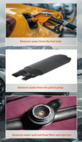 Nettoyant pour réservoir de carburant, émulsifiant, éliminateur d'eau, protection contre la corrosion, la rouille et le gel, pour tous les carburants