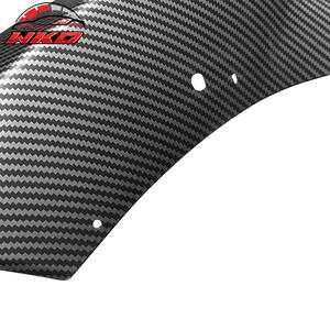 Diffuseurs d'angle de pare-chocs avant pour Tesla Model 3 2017-2023, impression carbone mat, kit carrosserie de haute qualité - Product Image 4