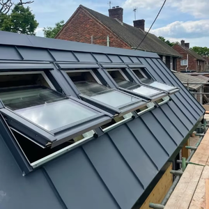 Hiện đại ban công Patio không thấm nước Điện mở có thể thu vào trượt Skylight Hợp kim nhôm tự động trượt trên mái nhà - Product Image 2