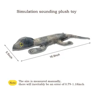 Simulation Lizard Scorpion Squeak Dog Toys Bite Wrinkle Resistant PP Cotton Soft Plush Dog Toys