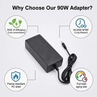 Adaptateur d'alimentation secteur universel de bureau de haute qualité 90W 24V 3.5A certifié ROHS