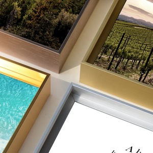 Galleria profilo in alluminio art cerchio tondo specchio cornice cornice per foto dipinti telai profili cornice - Product Image 6