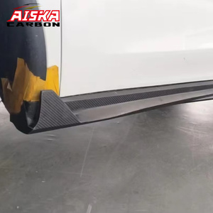 ชุดแต่งคาร์บอนไฟเบอร์ AISKA Pre-preg สำหรับ Tesla Model Y Juniper 2025+ ประกอบด้วยลิ้นกันชนหน้า, ดิฟฟิวเซอร์หลัง, สเกิร์ตข้าง - Product Image 6