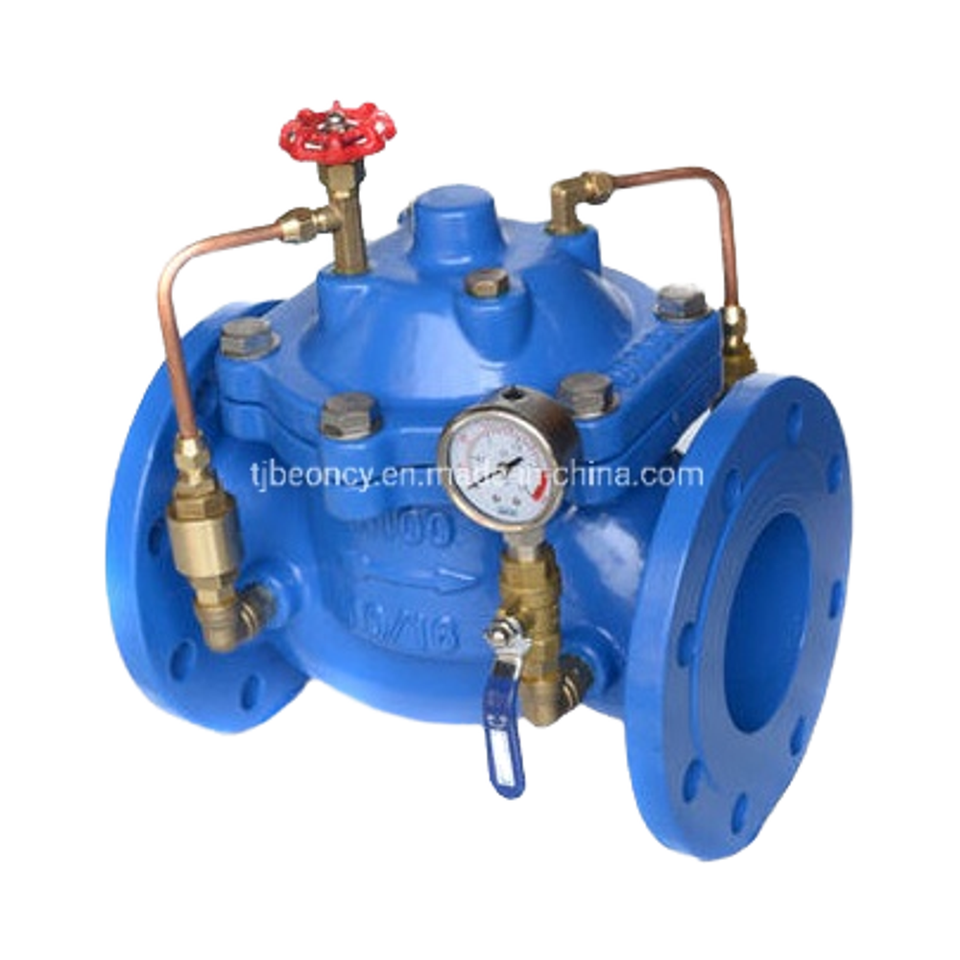 DN40-DN600 Cast Iron Manual Hydraulic Control Valve 200x Adjustable ...