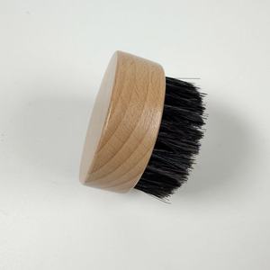 Brosse à mohair personnalisée, manche en bois de hêtre et poils rigides de sanglier, brosse à démêler les vêtements en tricot avec logo OEM et sac de rangement - Product Image 3