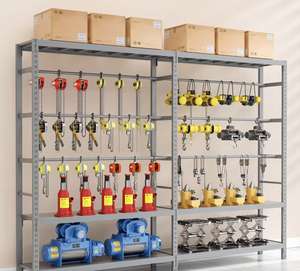 Étagères de présentation double face multifonctionnelles en acier allié durable, rayonnages de supermarché robustes, équipement de stockage de marchandises - Product Image 5