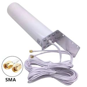 4G LTE Outdoor Antenna 3G 4G Outdoor Antenna with 5m CRC9 / <b>TS9</b> / SMA Dual Connector for 3G 4G Router Modem - Product Image 2