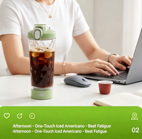 Pengocok Botol Otomatis Elektrik 600ML USB Rechargeable, Cangkir Mixer Protein Bebas BPA Ramah Lingkungan, Cocok untuk Dewasa
