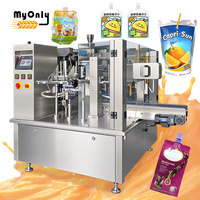 Machine de remplissage rotative automatique pour sachets préformés à bec verseur MY