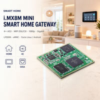 Passerelle Domotique Intelligente 4 cœurs A53 MIPI DSI CSI 1080p LPDDR4 EMMC Gigabit Yocto Linux Android N.XP I.MX8M Mini Système sur Module