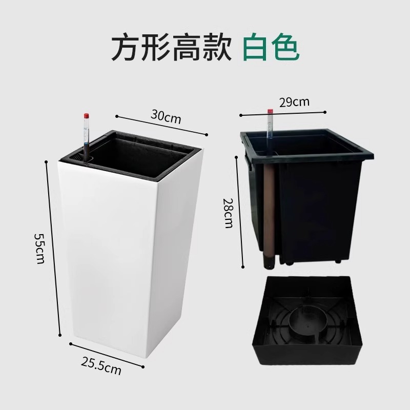 Lavabo alto cuadrado