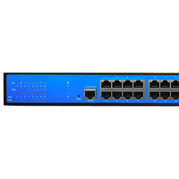 Switch de Red Industrial Gigabit Completo OEM/ODM de 16 Puertos con 2 Puertos SFP en Stock