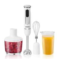 Le Mini Mixeur The Beast Plus, Mixeur 4 en 1 Multifonctionnel Sans Fil, Mixeur à Main avec 3 Accessoires, Mixeur Électrique pour Jus