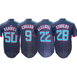 2025 thành phố kết nối khâu bóng chày Jerseys Miami 9 Edwards 22 Alcantara 28 stowers 50 ramirez - Product Image 5